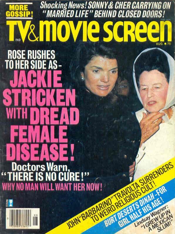 TV AND MOVIE SCREEN magazine side cover August 1976