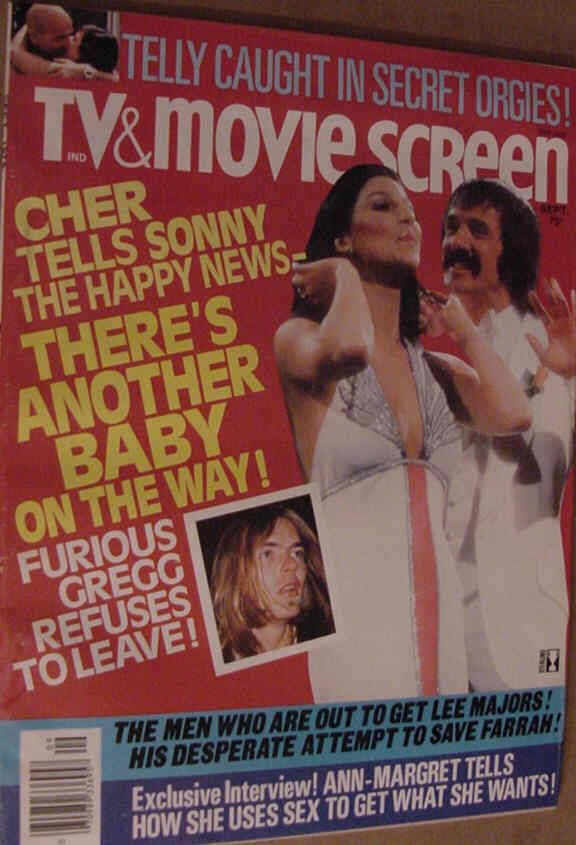 TV AND MOVIE SCREEN magazine side cover September 1976