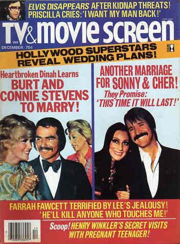TV AND MOVIE SCREEN magazine side cover December 1976