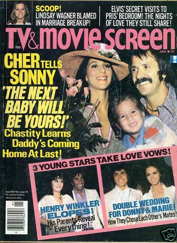 TV AND MOVIE SCREEN magazine side cover January 1977