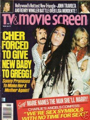 TV AND MOVIE SCREEN magazine side cover March 1977