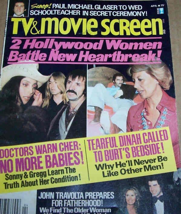 TV AND MOVIE SCREEN magazine side cover April 1977