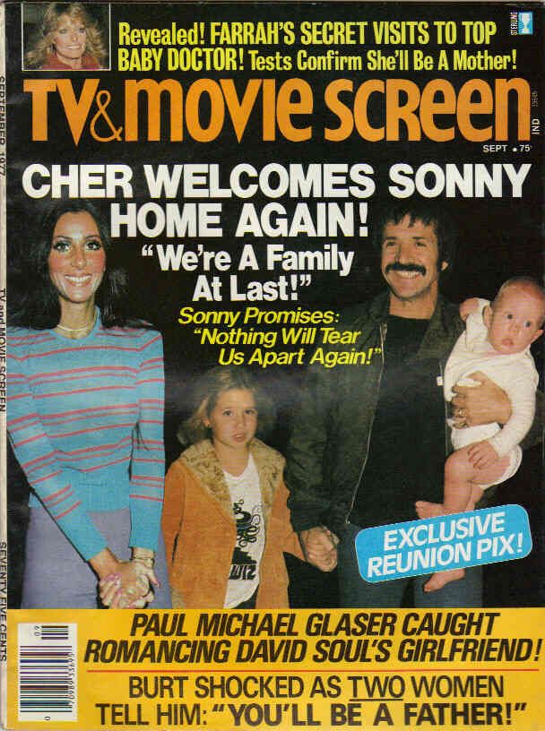 TV AND MOVIE SCREEN magazine side cover September 1977