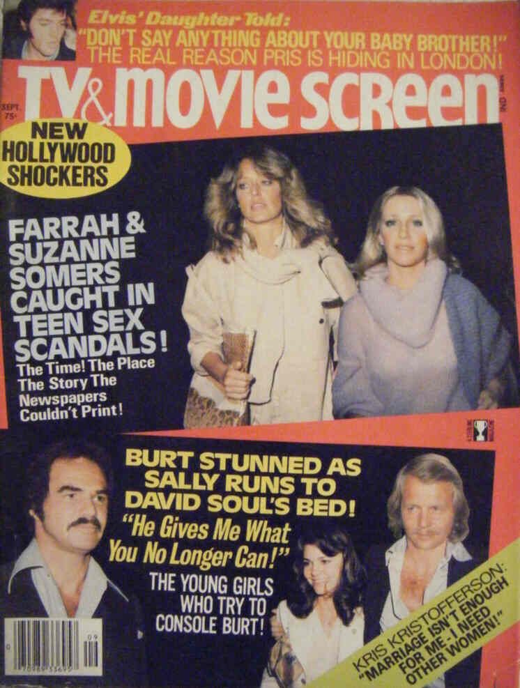TV AND MOVIE SCREEN magazine side cover September 1978