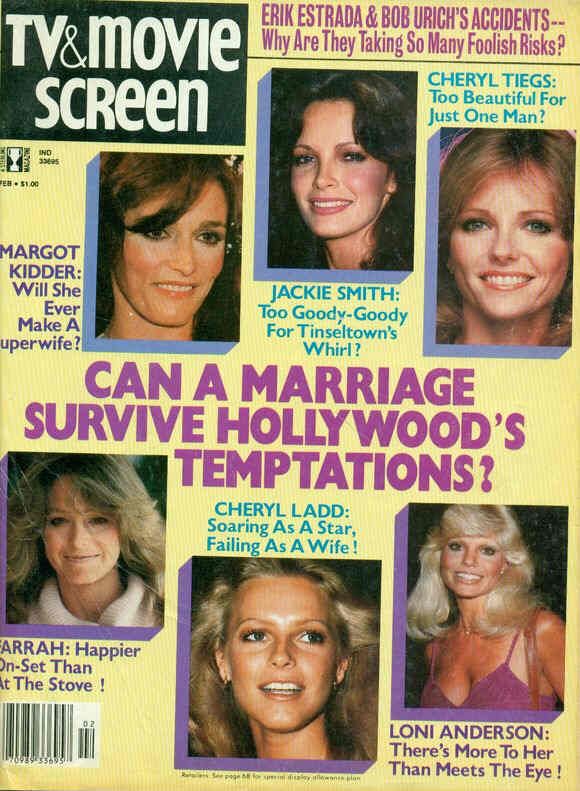TV AND MOVIE SCREEN magazine side cover February 1980