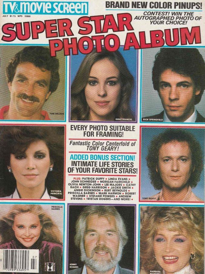 TV AND MOVIE SCREEN magazine side cover  Vol 29 # 3 July 1982