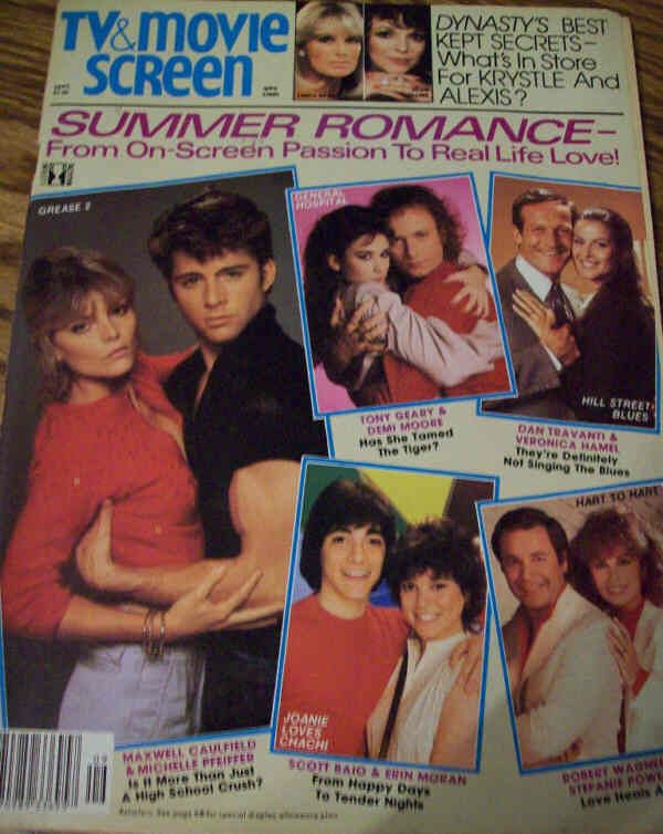 TV AND MOVIE SCREEN magazine side cover September 1982