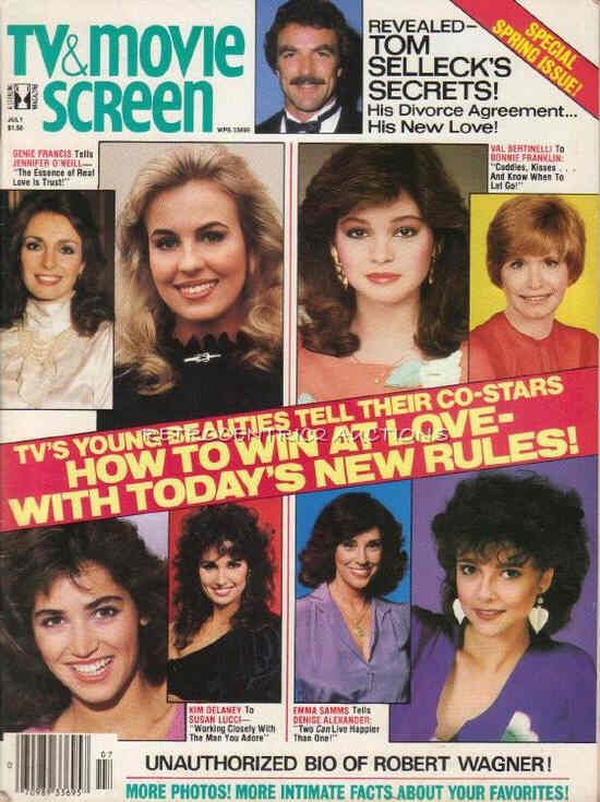 TV AND MOVIE SCREEN magazine side cover July 1983