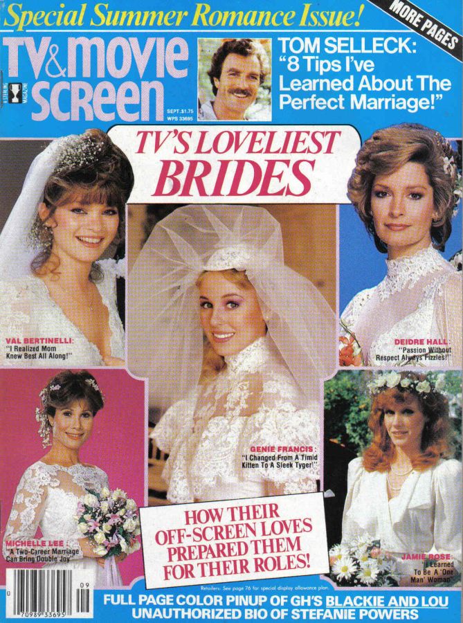 TV AND MOVIE SCREEN magazine side cover September 1983