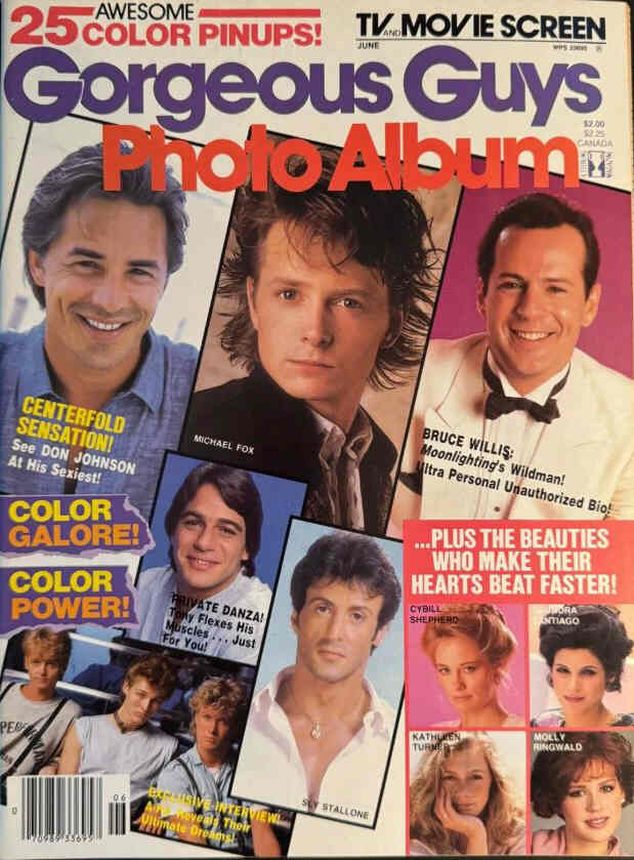 TV AND MOVIE SCREEN magazine side cover June 1986