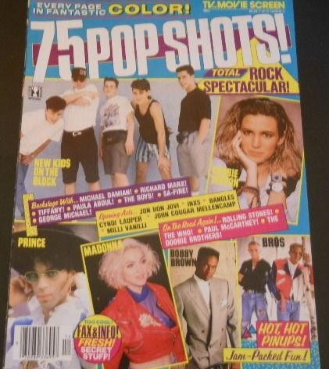TV AND MOVIE SCREEN magazine side cover December 1989