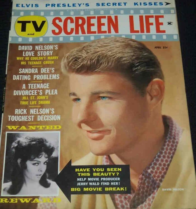 TV AND SCREEN LIFE magazine side cover April 1959