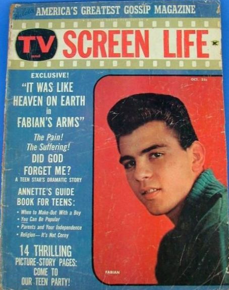 TV AND SCREEN LIFE magazine side cover October 1959