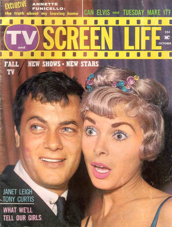 TV AND SCREEN LIFE magazine side cover October 1960
