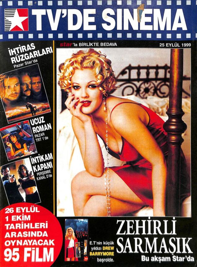 TVDE SINEMA magazine side cover 25 September 1999