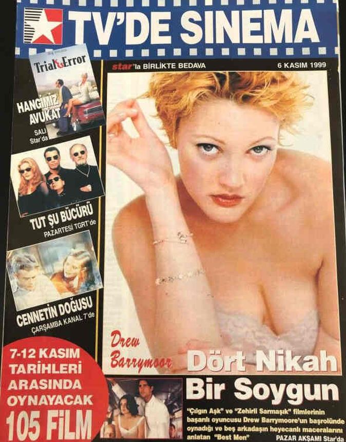 TVDE SINEMA magazine side cover 6 November 1999