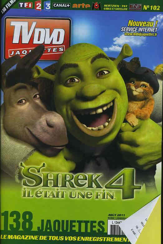 TV DVD JAQUETTES magazine side cover Issue 102 August 2011