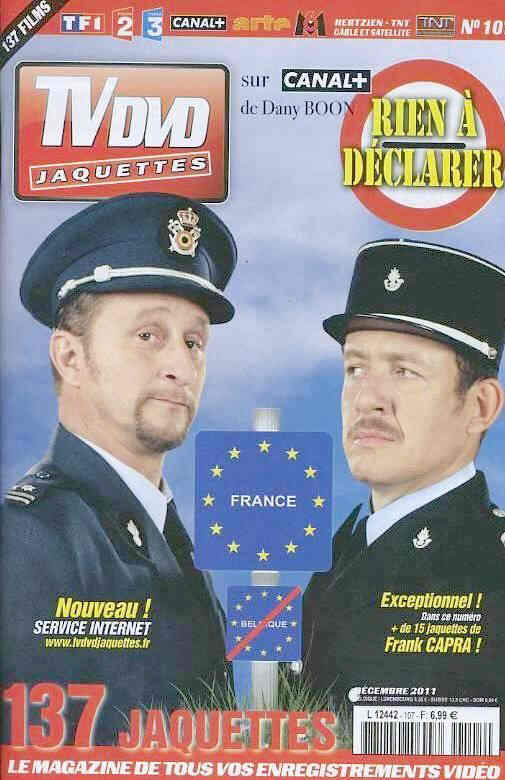 TV DVD JAQUETTES magazine side cover Issue 107 December 2011