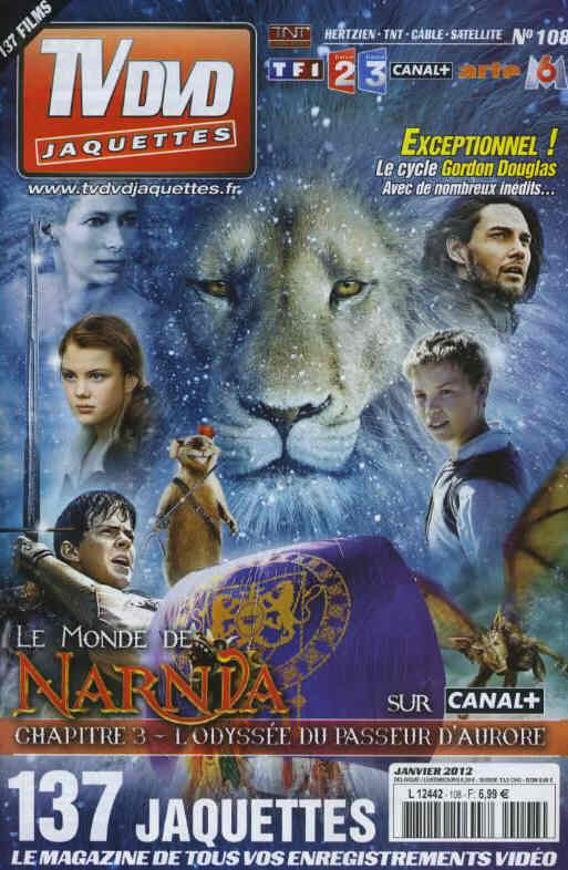 TV DVD JAQUETTES magazine side cover Issue 108 January 2012