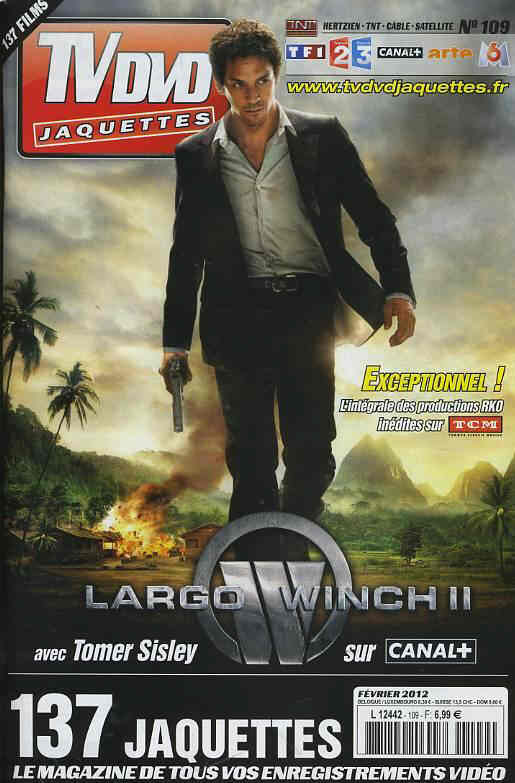 TV DVD JAQUETTES magazine side cover Issue 109 February 2012