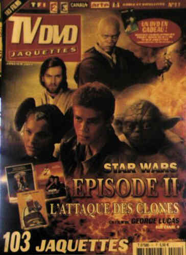 TV DVD JAQUETTES magazine side cover Issue 11 January 2004