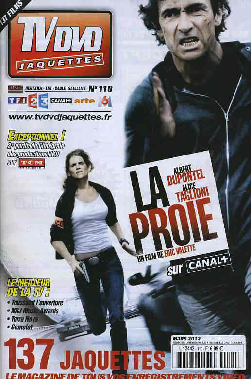 TV DVD JAQUETTES magazine side cover Issue 110 March 2012