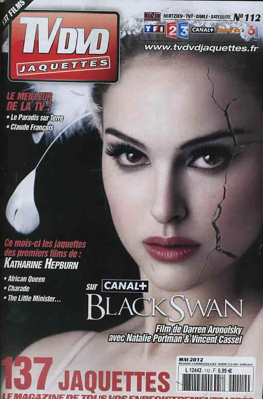 TV DVD JAQUETTES magazine side cover Issue 112 May 2012