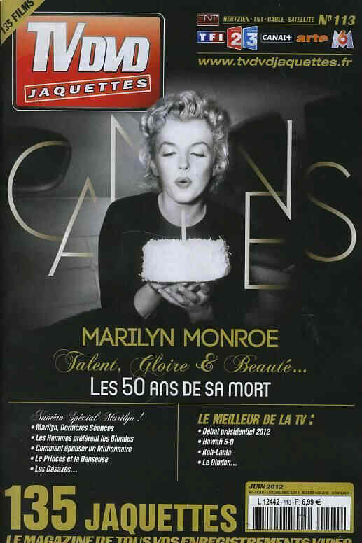 TV DVD JAQUETTES magazine side cover Issue 113 June 2012