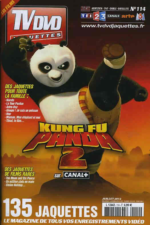 TV DVD JAQUETTES magazine side cover Issue 114 July 2012