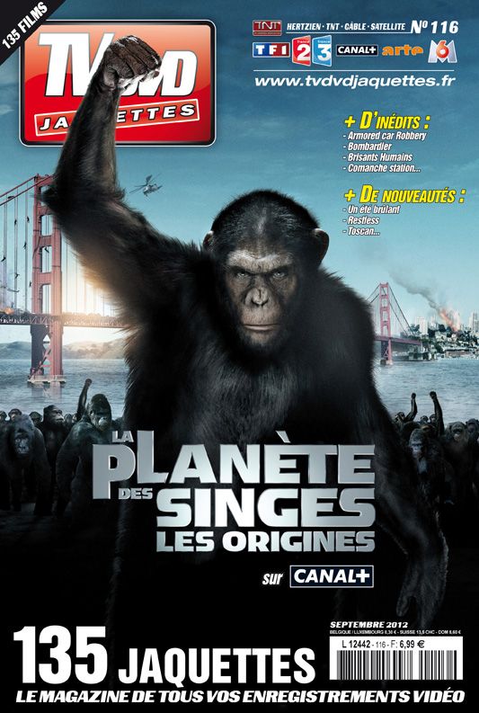 TV DVD JAQUETTES magazine side cover Issue 116 September 2012