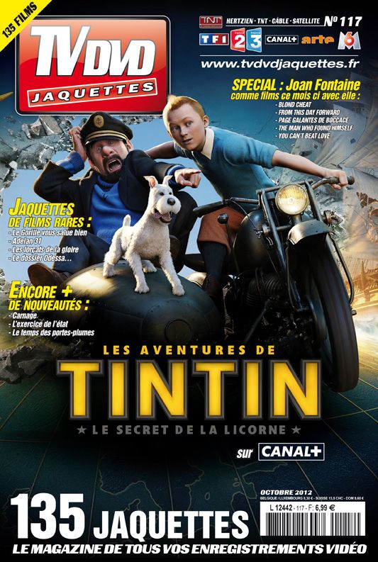 TV DVD JAQUETTES magazine side cover Issue 117 October 2012