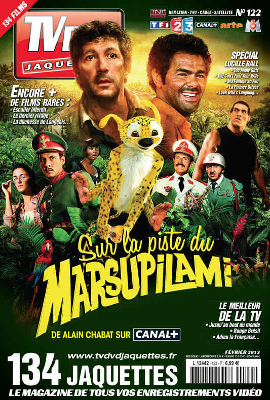 TV DVD JAQUETTES magazine side cover Issue 122 February 2013