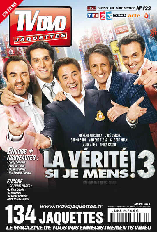 TV DVD JAQUETTES magazine side cover Issue 123 March 2013