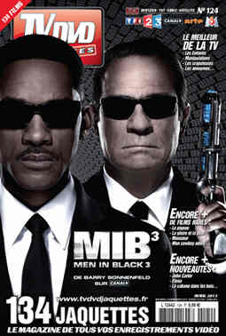 TV DVD JAQUETTES magazine side cover Issue 124 April 2013