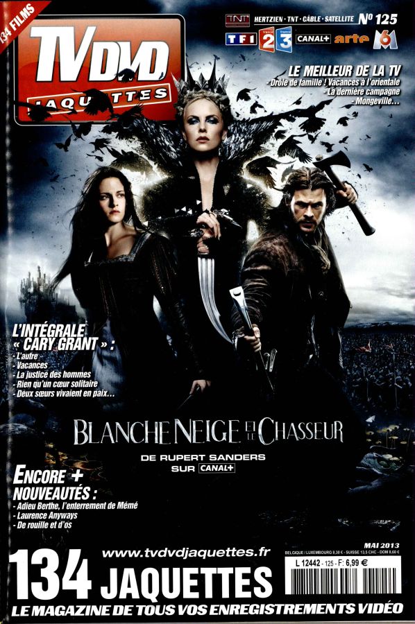 TV DVD JAQUETTES magazine side cover Issue 125 May 2013