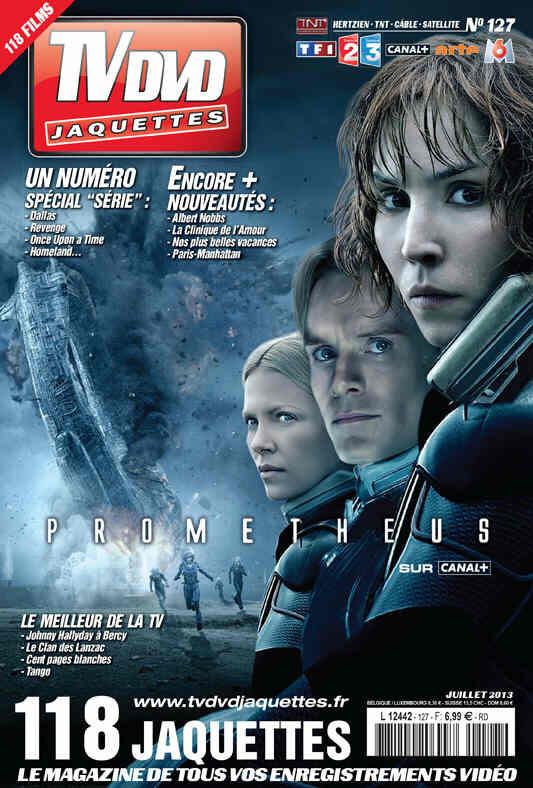 TV DVD JAQUETTES magazine side cover Issue 127 July 2013