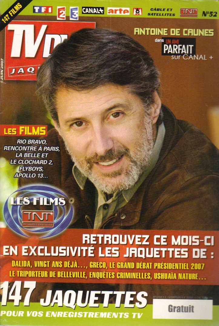 TV DVD JAQUETTES magazine side cover Issue 52 June 2007