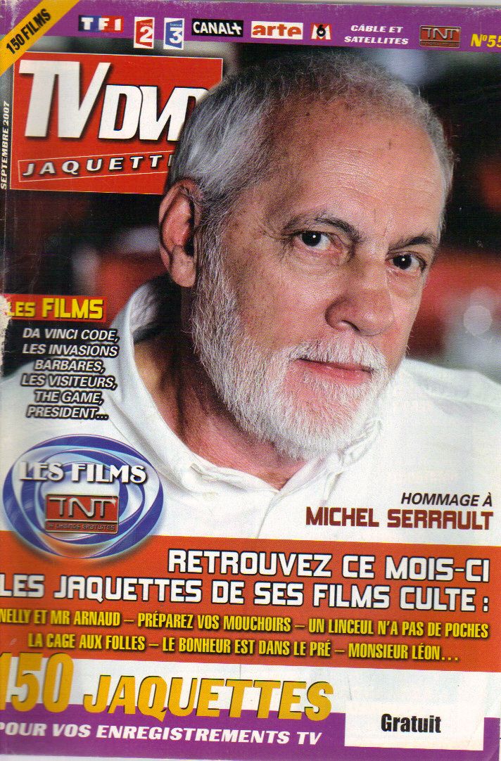 TV DVD JAQUETTES magazine side cover Issue 55 September 2007