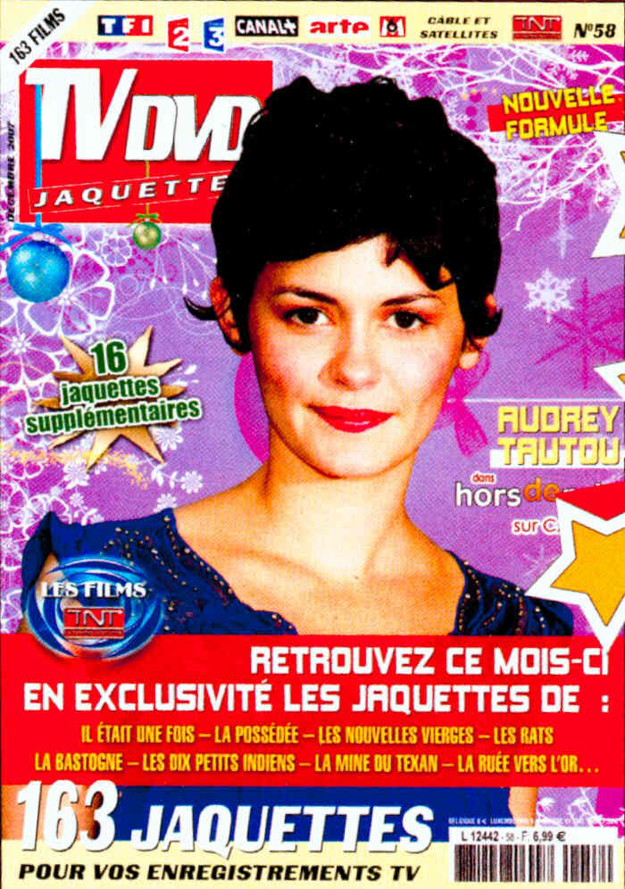 TV DVD JAQUETTES magazine side cover Issue 58 December 2007
