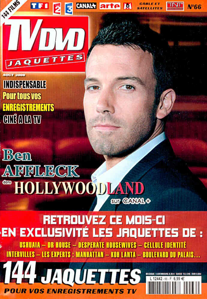 TV DVD JAQUETTES magazine side cover Issue 66 August 2008