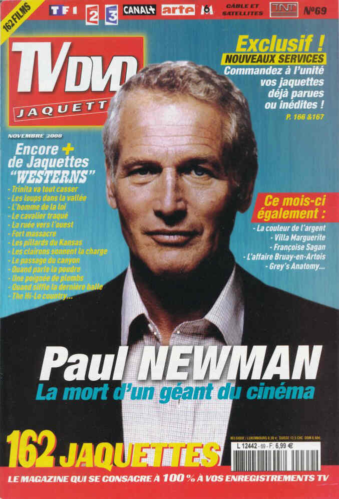 TV DVD JAQUETTES magazine side cover Issue 69 November 2008