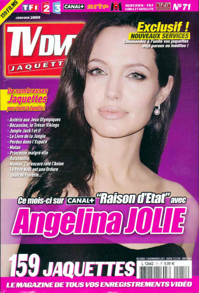 TV DVD JAQUETTES magazine side cover Issue 71 January 2009