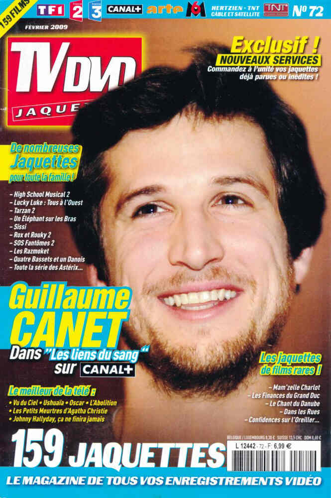 TV DVD JAQUETTES magazine side cover Issue 72 February 2009