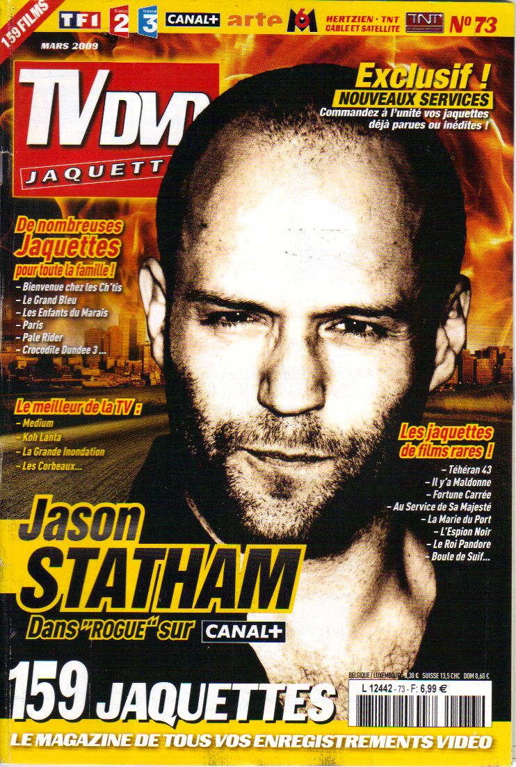 TV DVD JAQUETTES magazine side cover Issue 73 March 2009