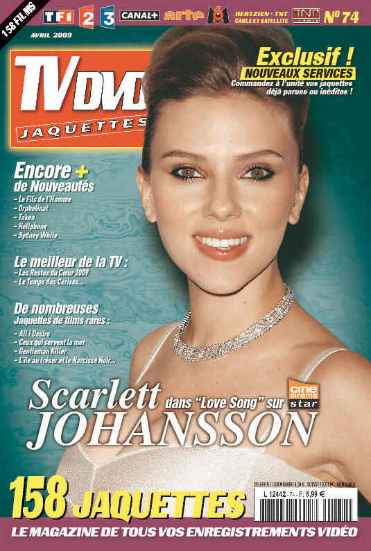 TV DVD JAQUETTES magazine side cover Issue 74 April 2009