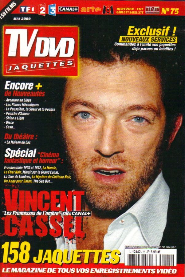 TV DVD JAQUETTES magazine side cover Issue 75 May 2009