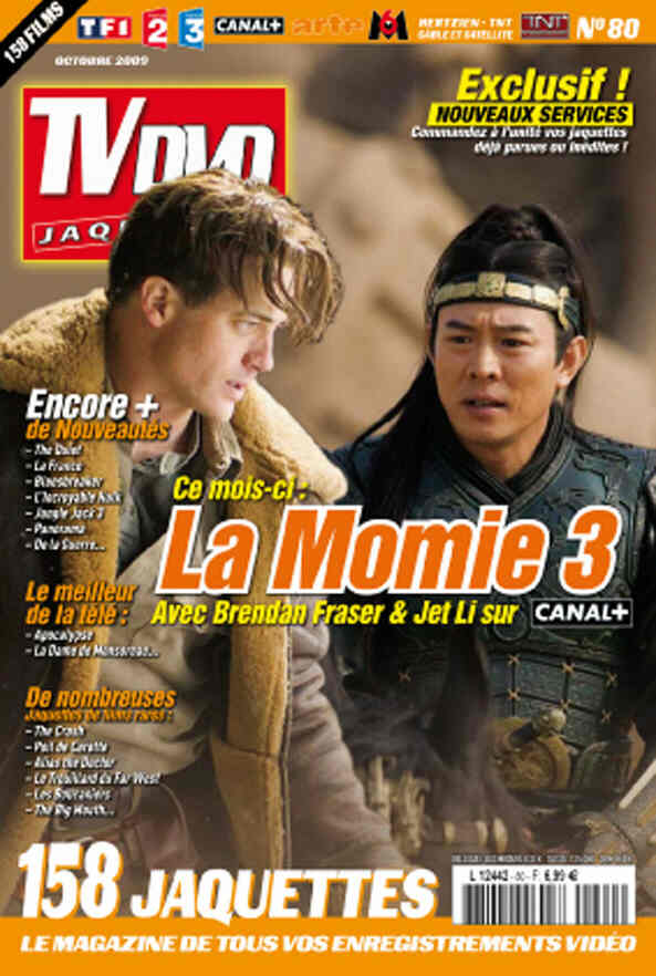 TV DVD JAQUETTES magazine side cover Issue 80 October 2009