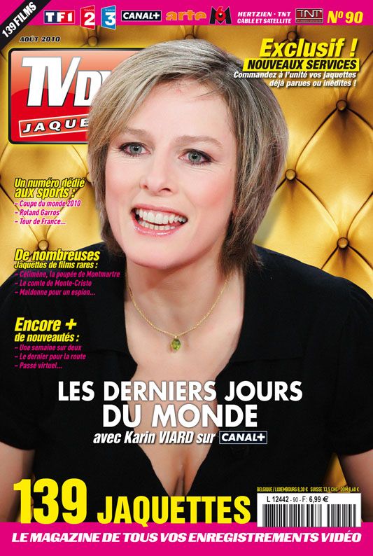TV DVD JAQUETTES magazine side cover Issue 90 August 2010