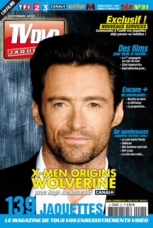 TV DVD JAQUETTES magazine side cover Issue 91 September 2010