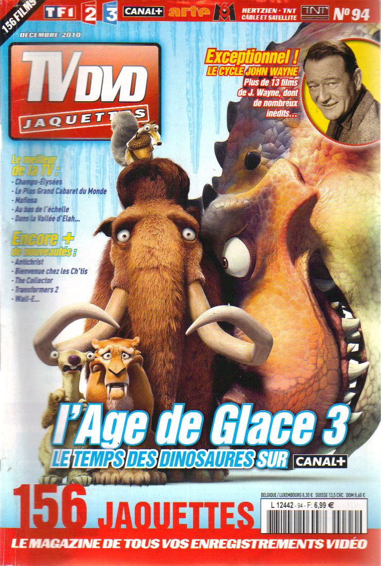 TV DVD JAQUETTES magazine side cover Issue 94 December 2010
